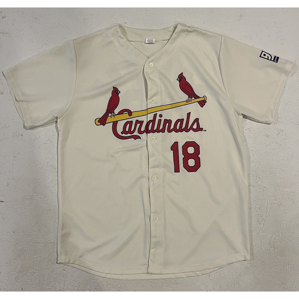 St. Louis Cardinals Jersey #18 Shannon Goodwill Giveaway‎ MLB Adult Size XL